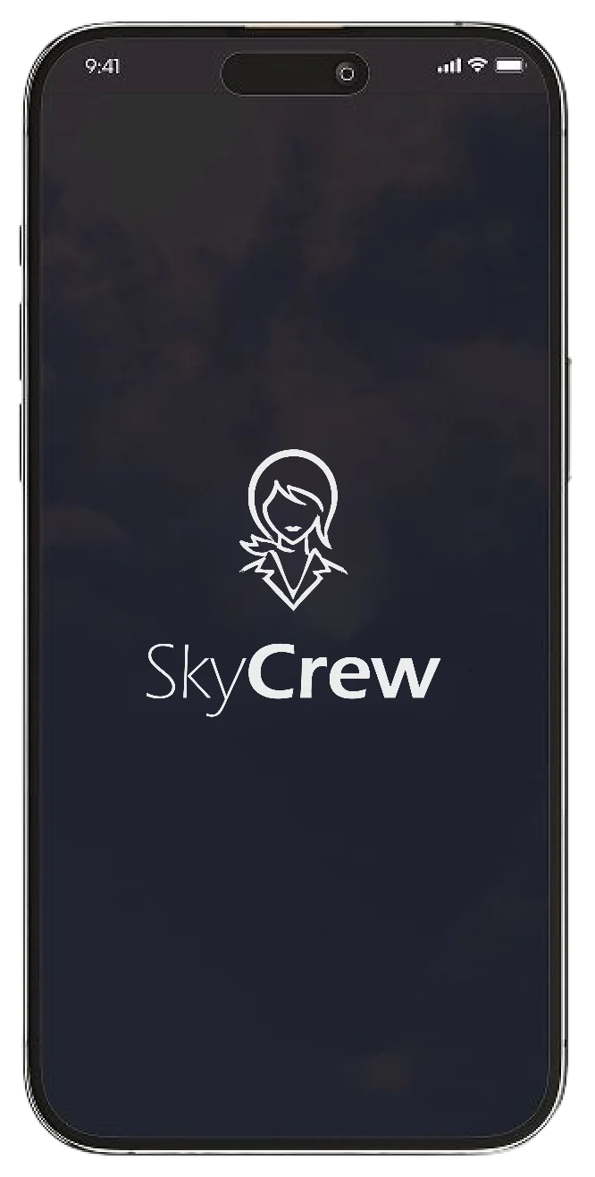 SkyCrew welcome screen